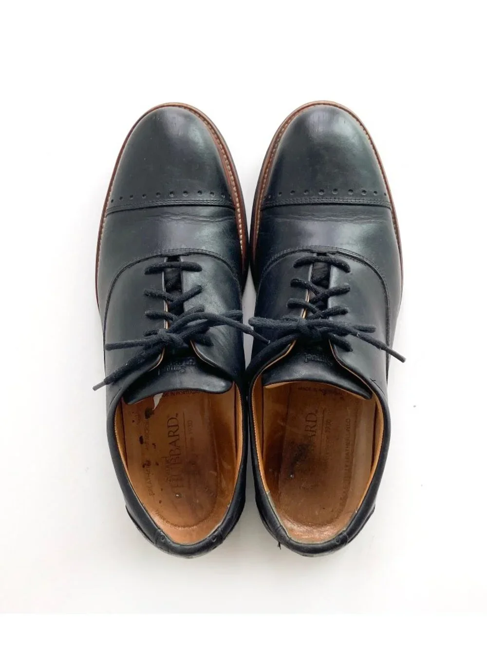 Samuel Hubbard Leather Market Cap Toe Shoes Handcrafted Portugal